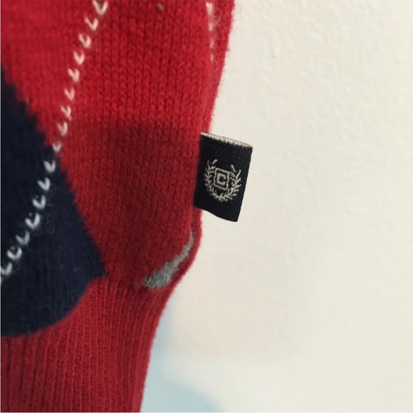 Chaps Vintage Men’s Argyle V Neck Sweater Vest - Picture 4 of 4